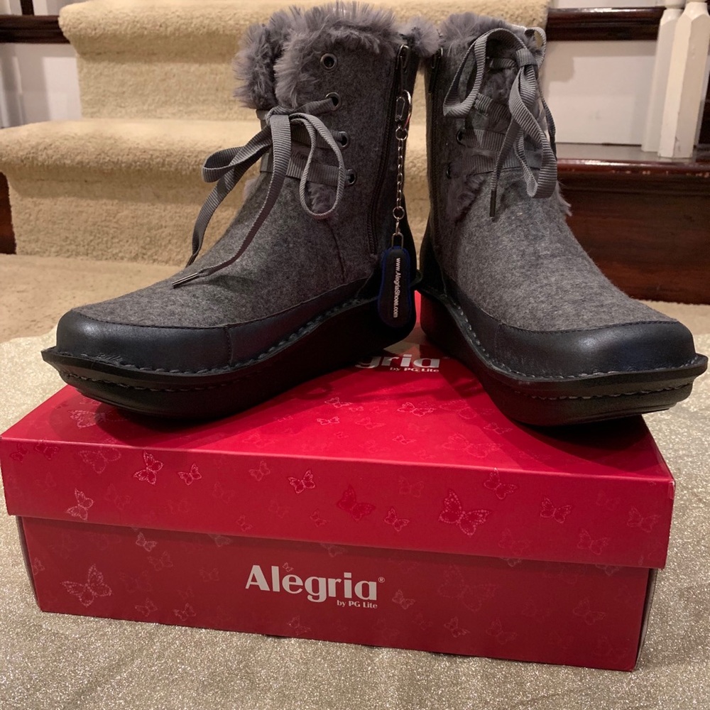 Size 8, brand new Alegria Winter Boots